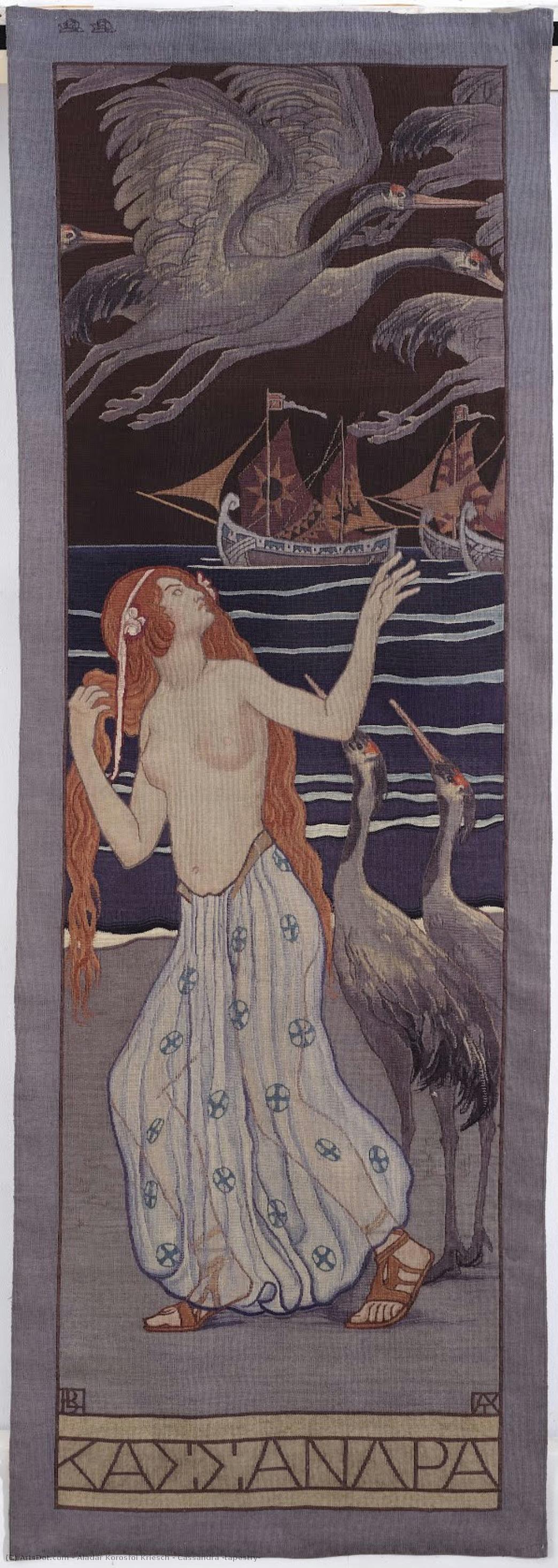 Cassandra (tapestry) — Aladar Korosfoi Kriesch