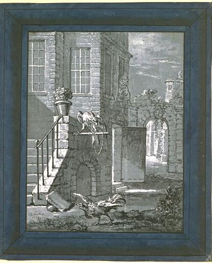 The Falcon And The Capon — Jean-baptiste Oudry