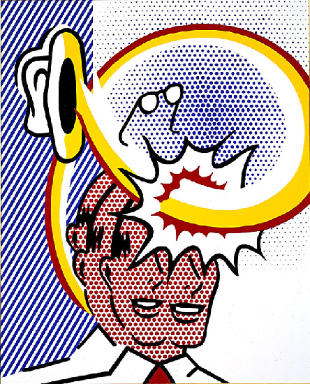 Coup De Chapeau (self Portrait) — ロイ・リヒテンシュタイン