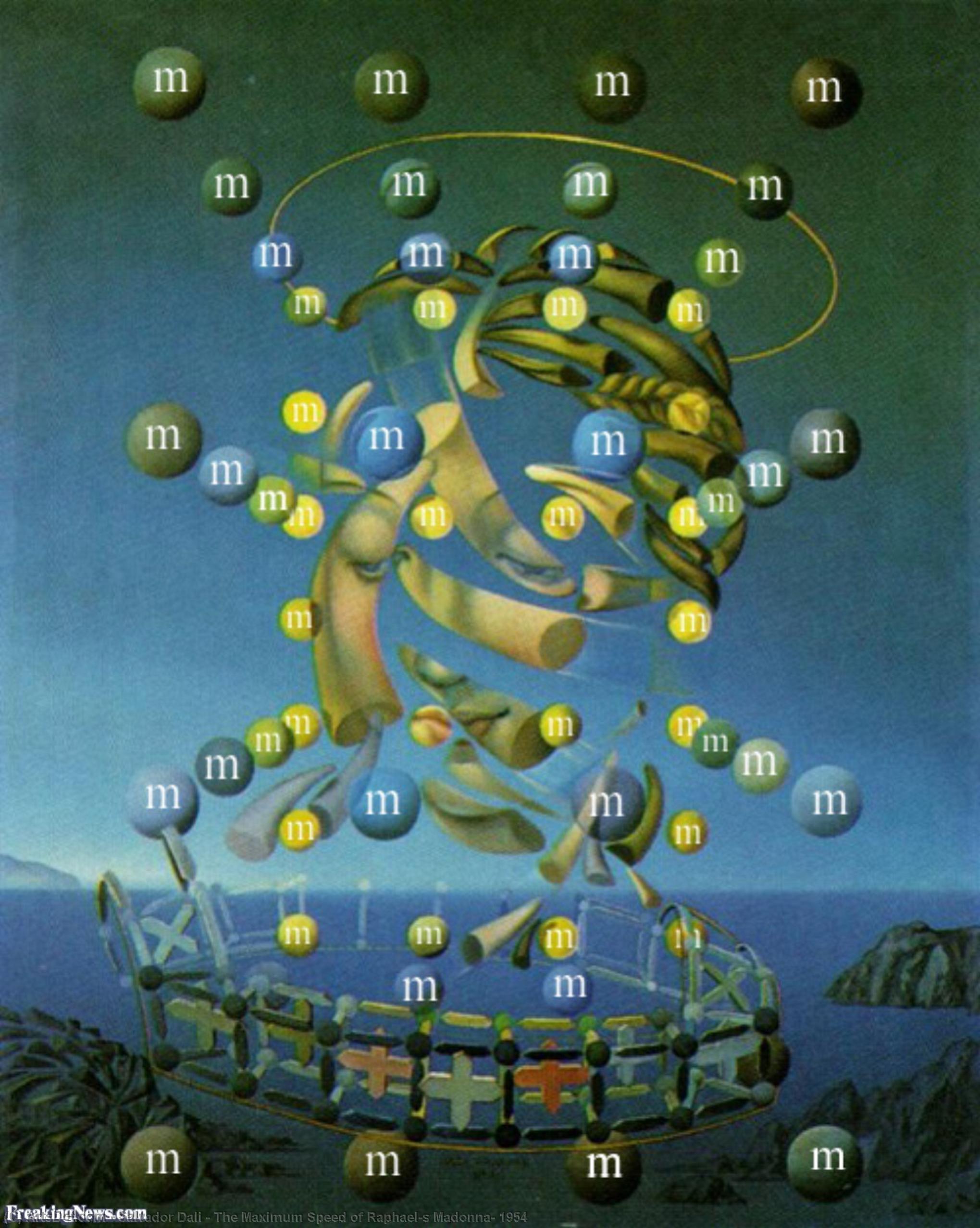Die Höchstgeschwindigkeit Madonas Von Raffael — Salvador Dalí