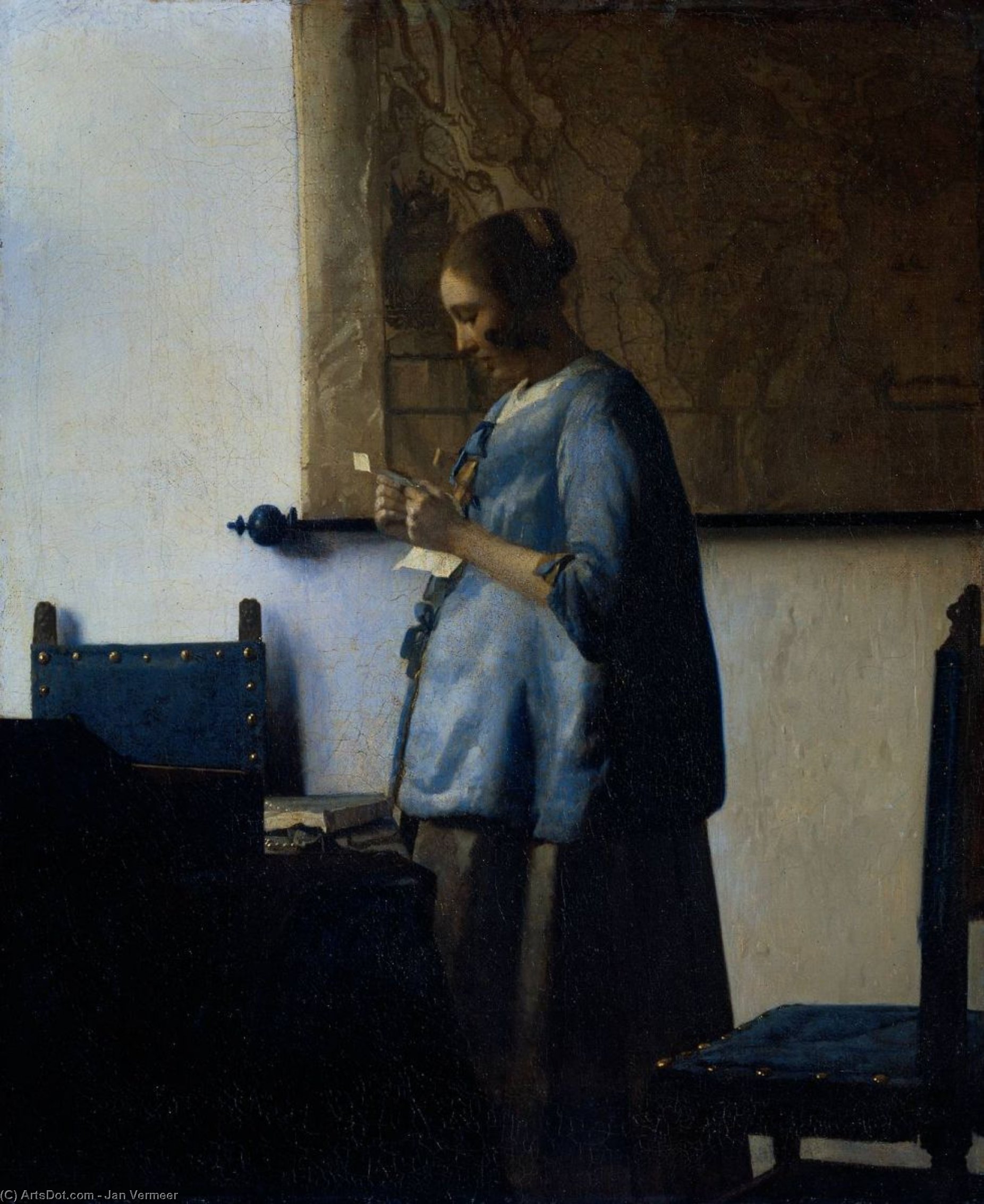 Woman Blue — Јоханес Вермеер