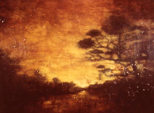 Sunset Over Marshes, (painting) — Ральф Альберт Блэклок