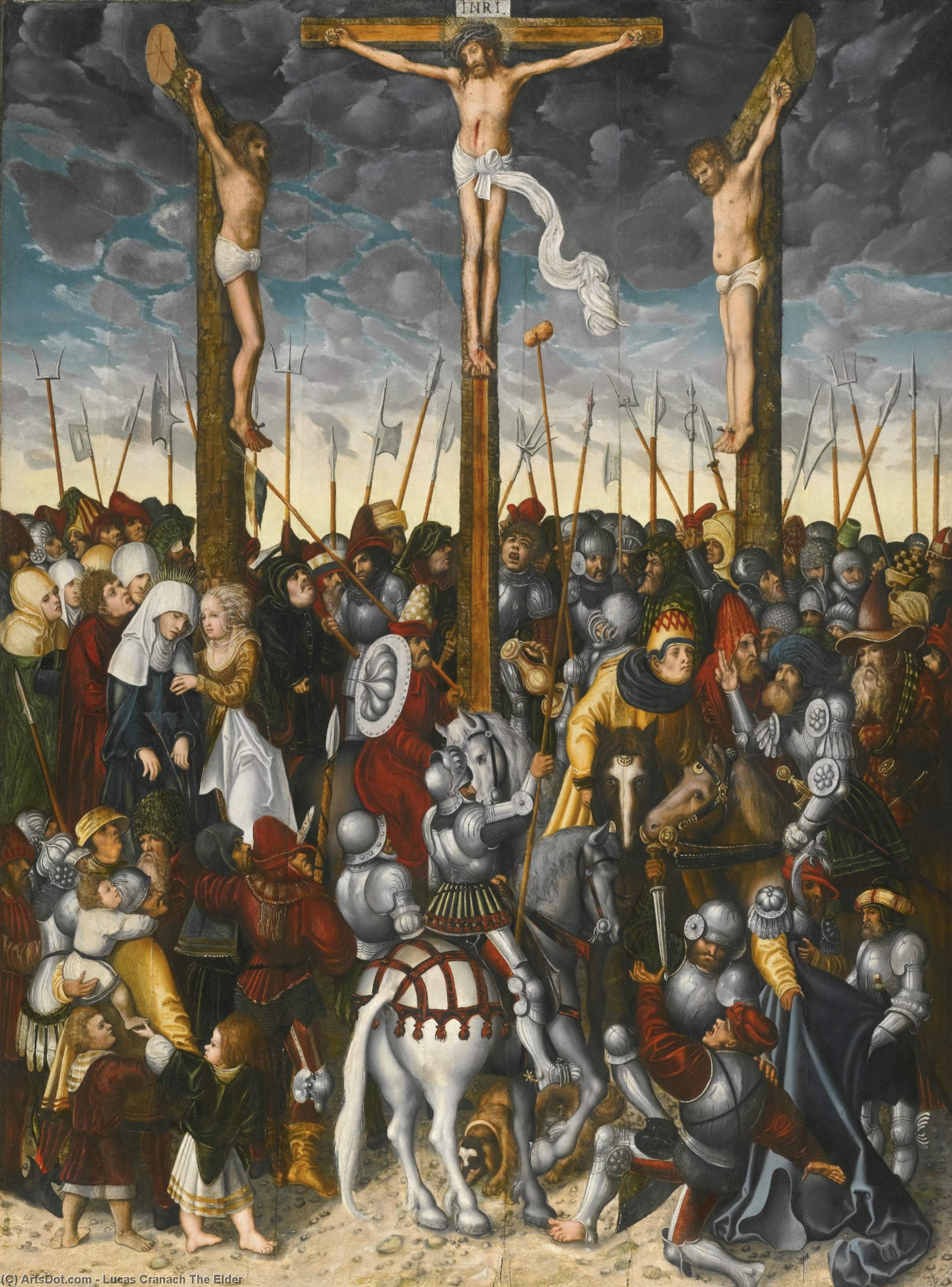 La Crucifixión — Lucas Cranach El Viejo