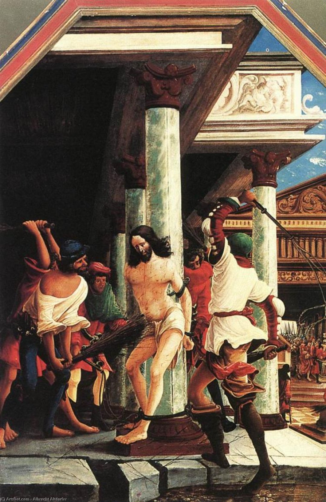The Flagellation Of Christ — Albrecht Altdorfer