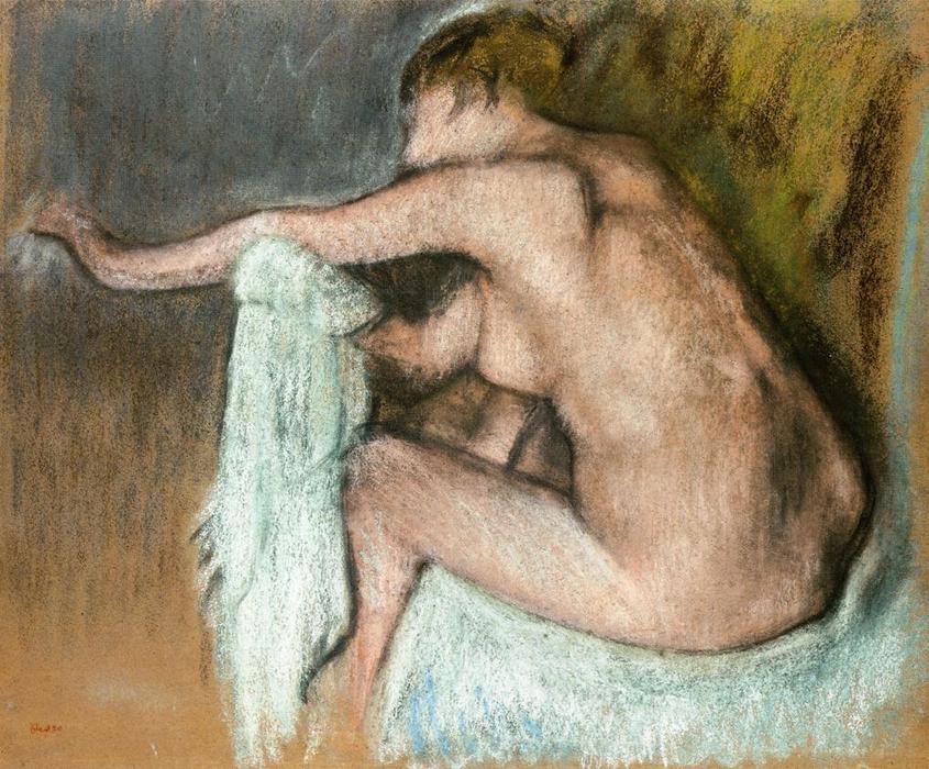 Woman Drying Her Arm — Edgar Degas