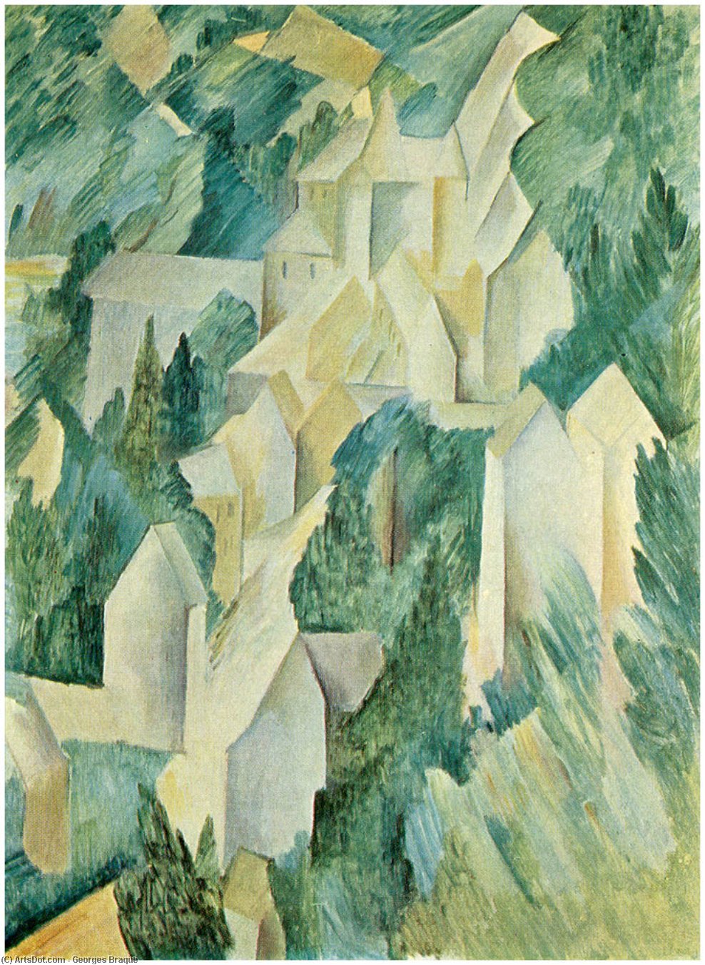 The Castle In La Roche Guyon — Georges Braque