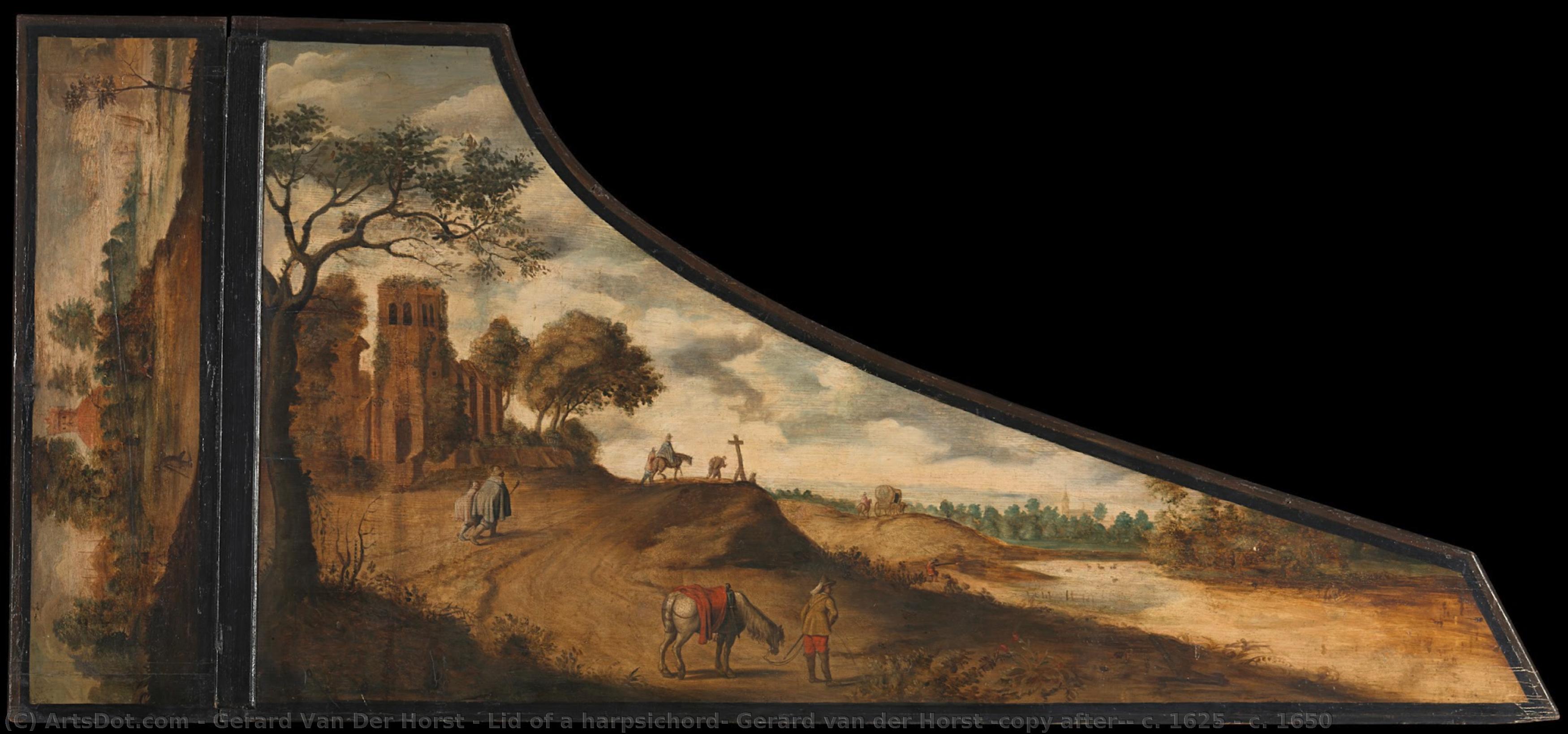 Lid Of A Harpsichord, Gerard Van Der Horst (copy After), C. 1625 - C. 1650 — Gerard Van Der Horst