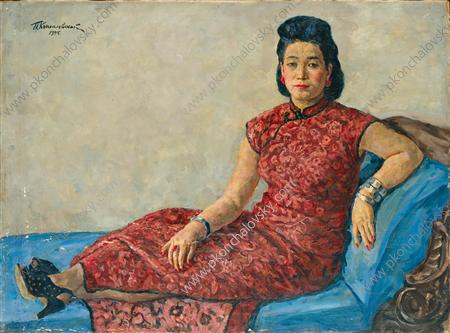 Portrait Of Hu Ji-pang — Pyotr Konchalovsky