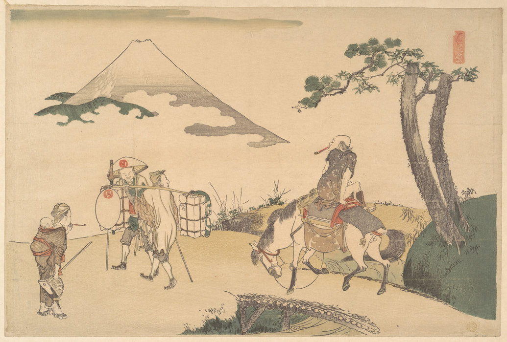 The Top Of Mount Fuji — Katsushika Hokusai