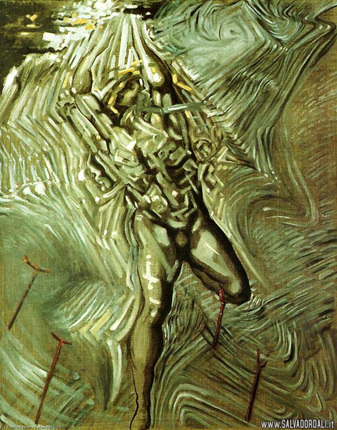 Martyr – Inspiriert Von Den Leiden Des Dalh In Seiner Krankheit, 1982 — Salvador Dalí