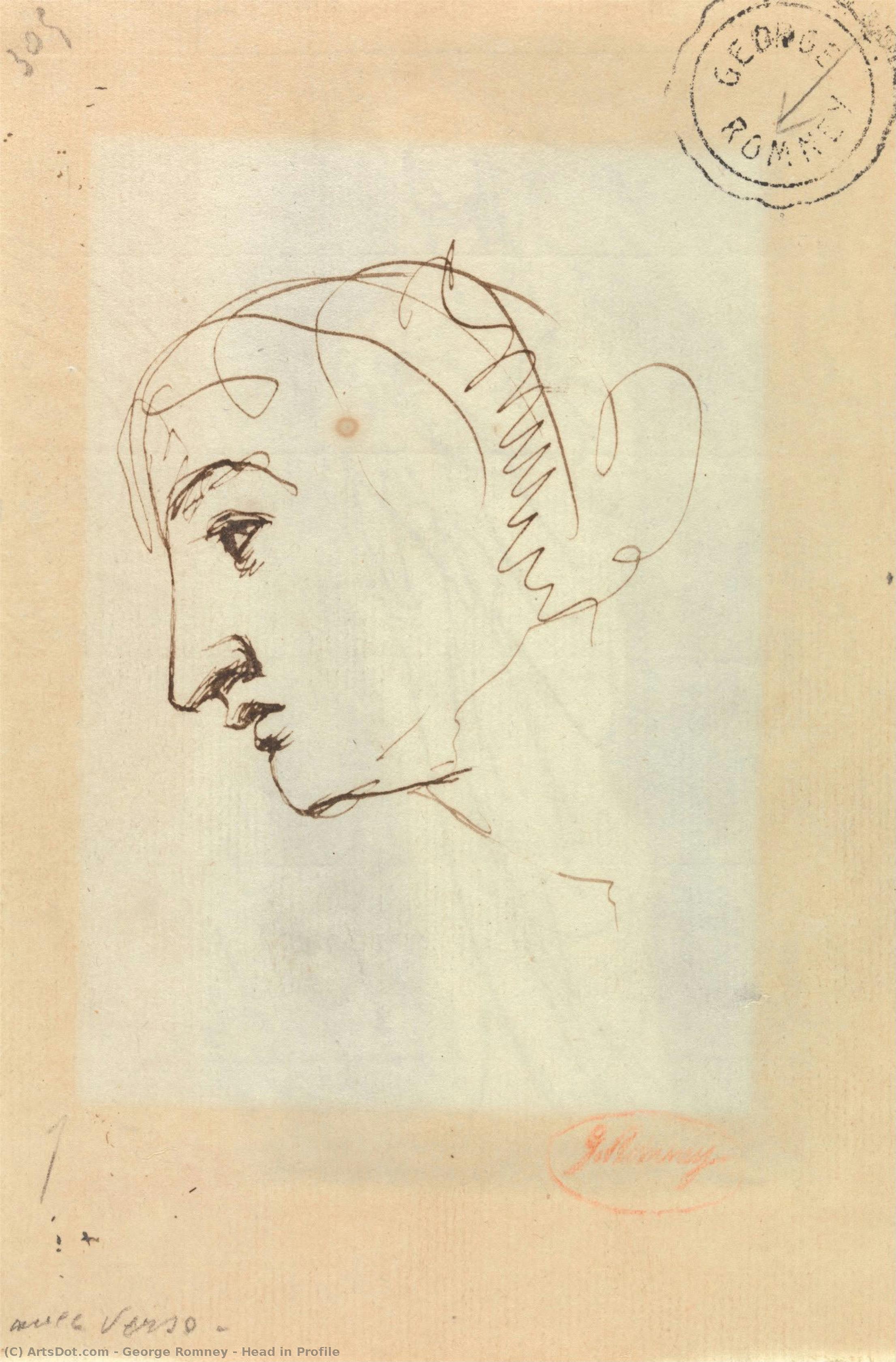 Head In Profile — Джордж Роминг