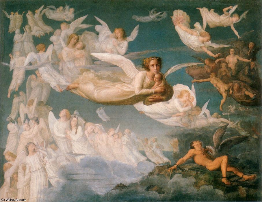 Le Poeme De L Ame 2 Le Passage Des Ames — Anne François Louis Janmot