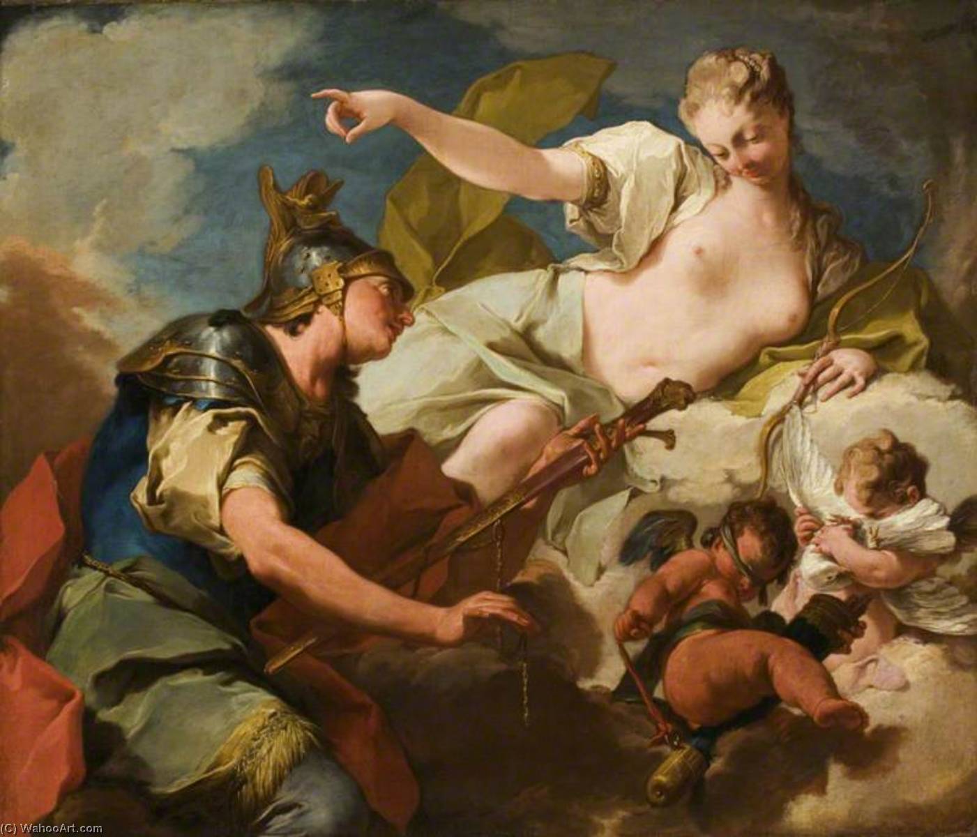Venus Giving Armour To Aeneas — Giovanni Battista Pittoni