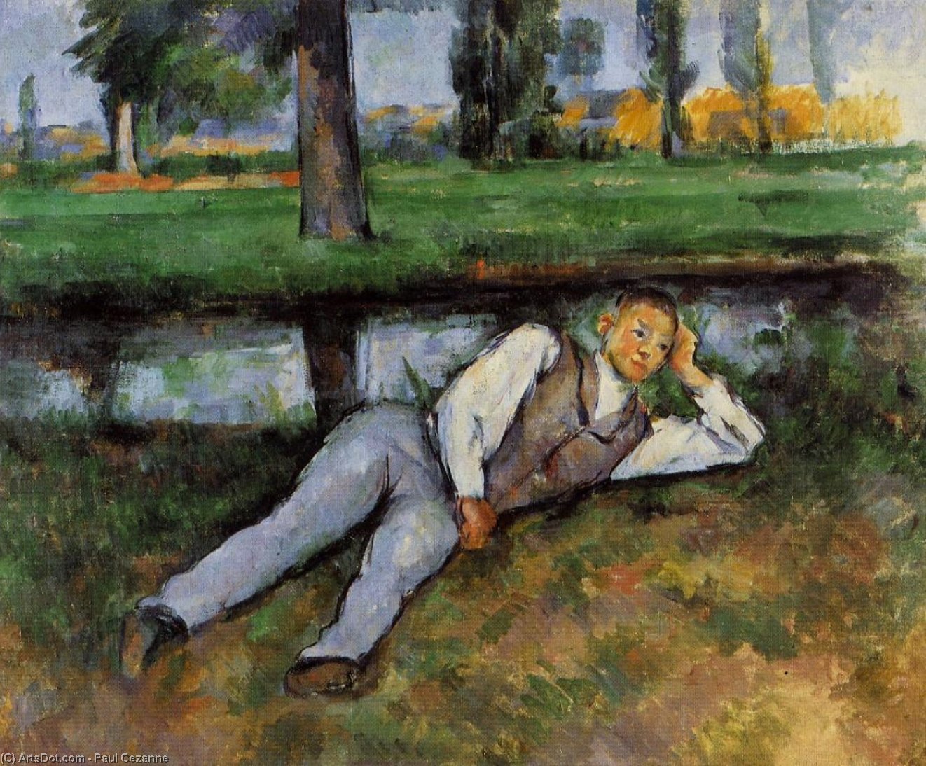 Boy Resting — Paul Cézanne