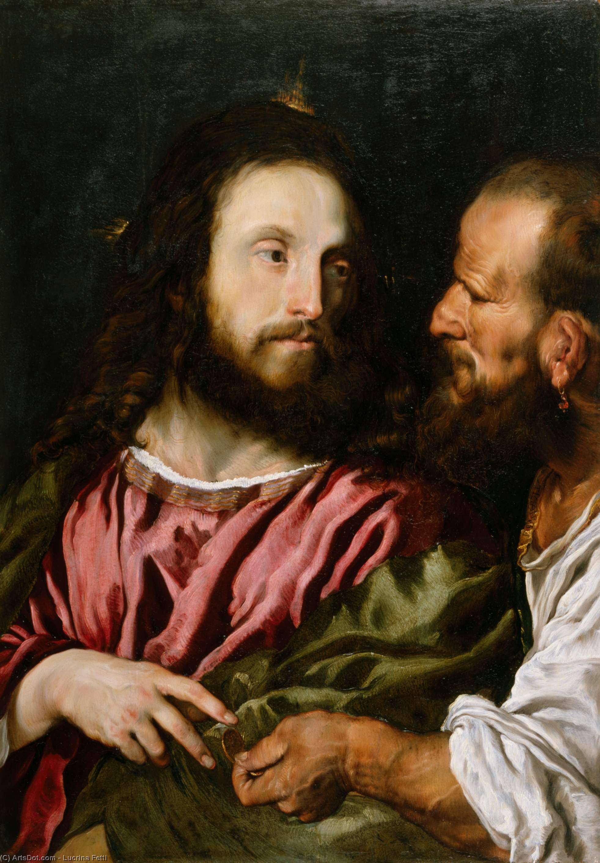 The Pharisees Tried To Trap Christ By Asking Him Whether People Should Pay Taxes To The Romans — Lucrina Fetti