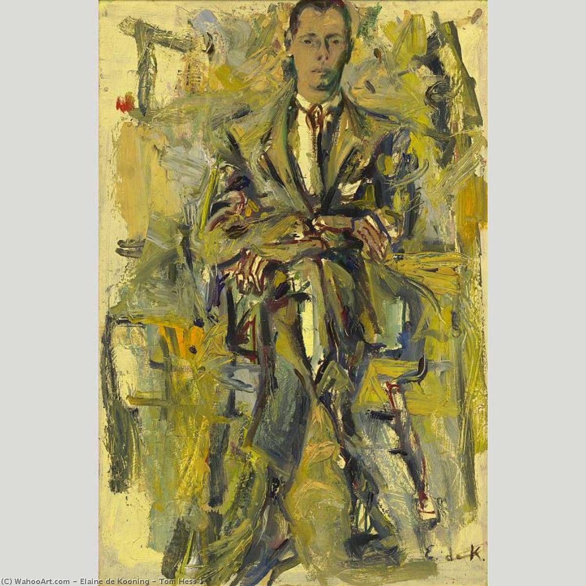 Tom Hess 1 — Elaine De Kooning