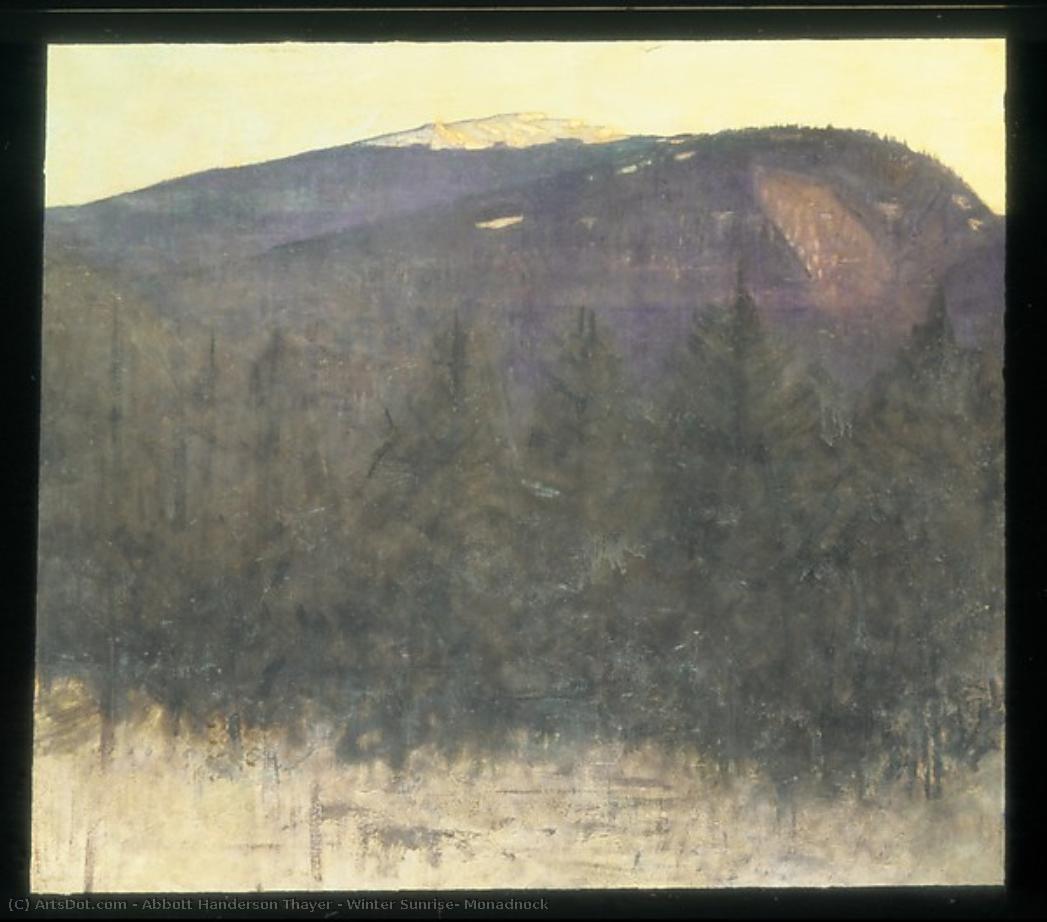 Winter Sunrise, Monadnock — Abbott Handerson Thayer