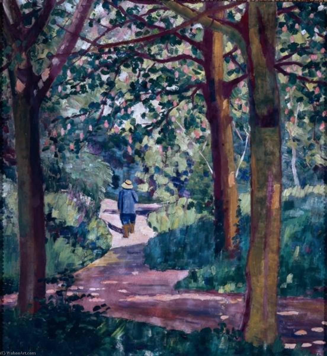 Promenade (marcel Sembat Dans Son Jardin) — Georgette Agutte
