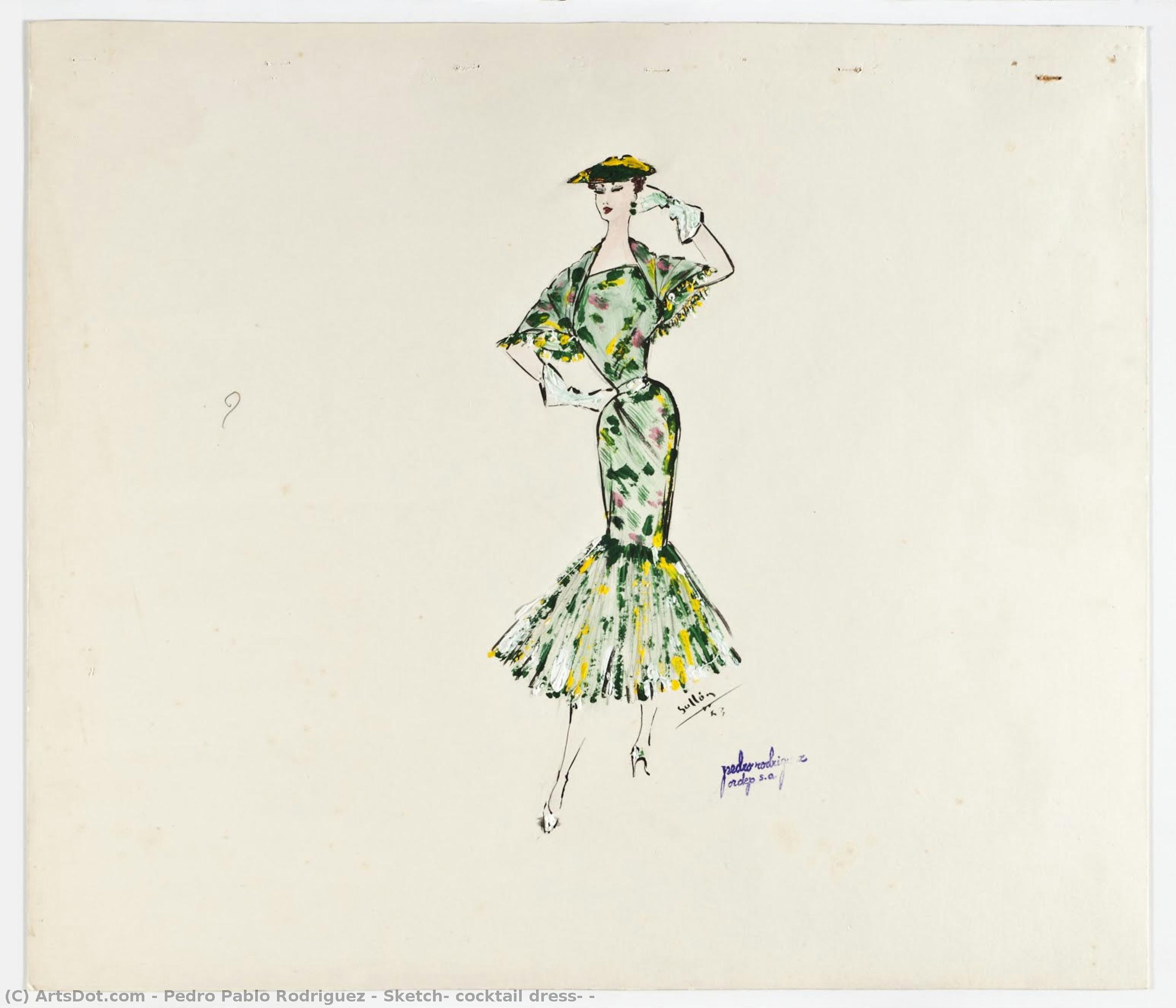 Sketch, Cocktail Dress, — Pedro Pablo Rodríguez
