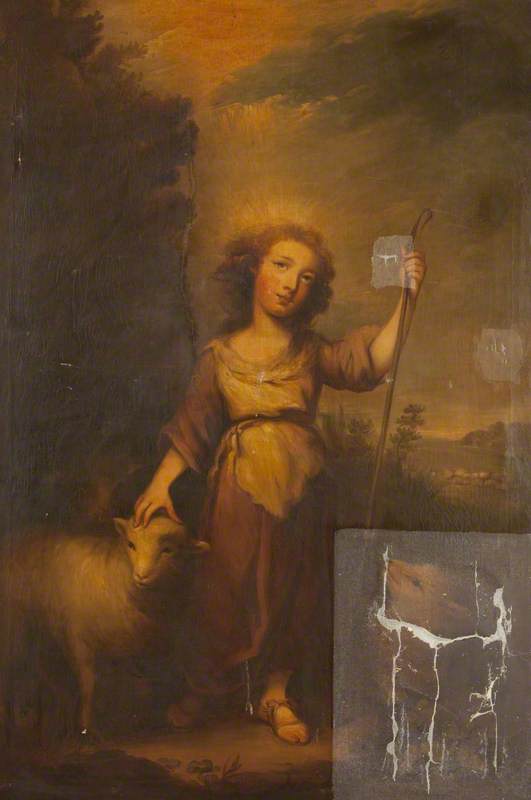 Christ As The Good Shepherd (after Bartolomé Esteban Murillo) — Rebecca Dulcibella Orpen