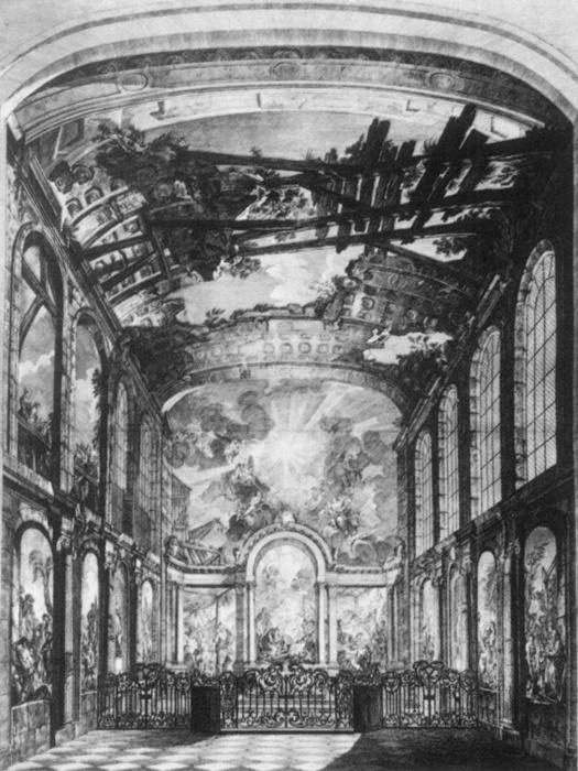 View Of The Foundlings' Chapel In Paris — Etienne Fessard