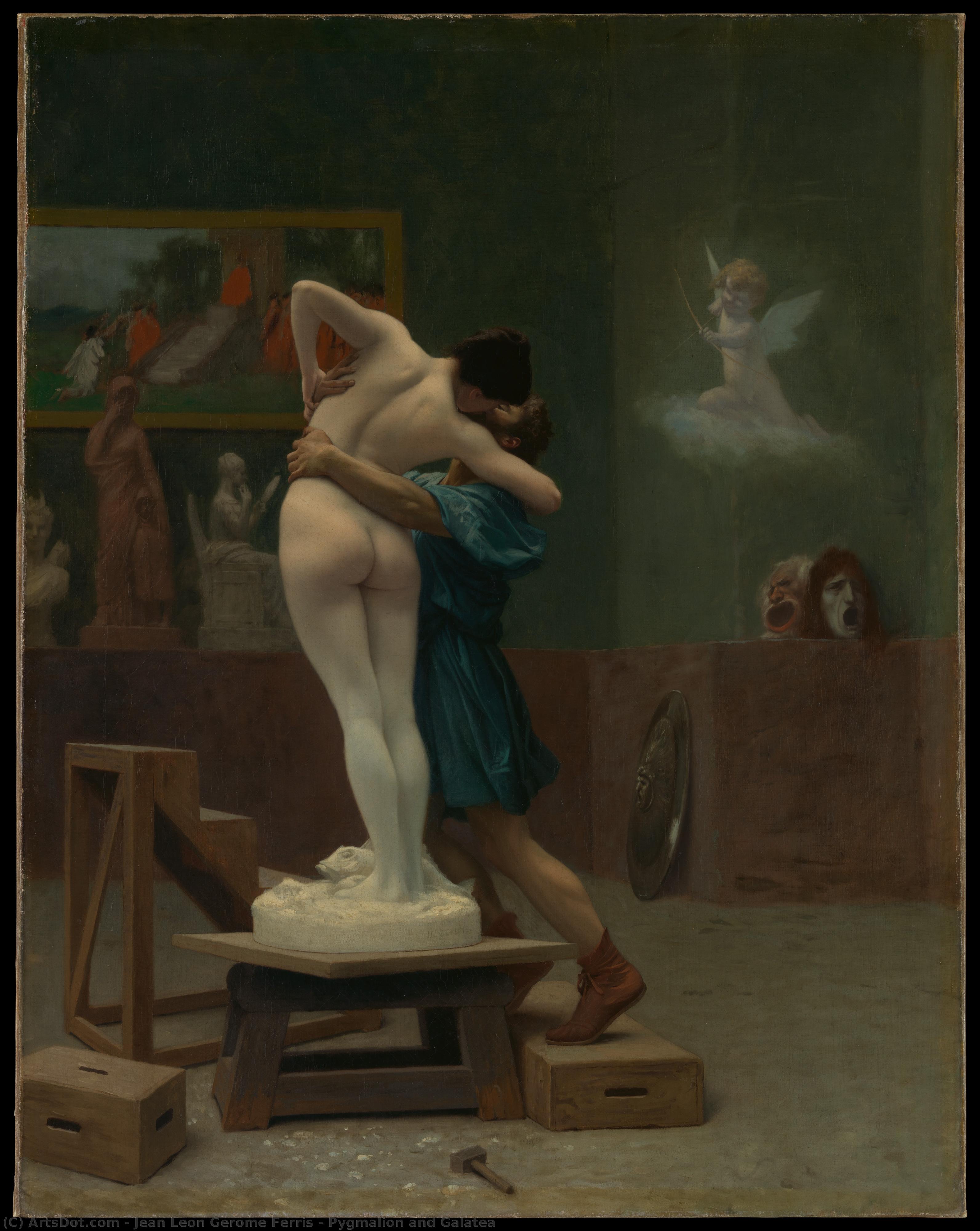 Pygmalion And Galatea — Jean Leon Gerome Ferris