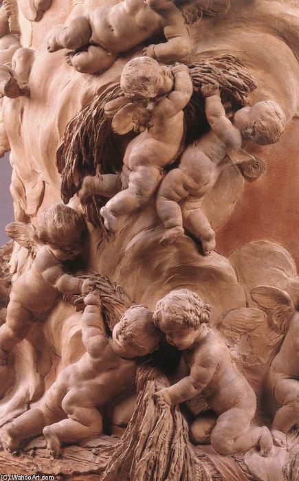 The Invention Of The Balloon (detail) — Claude Michel (clodion)