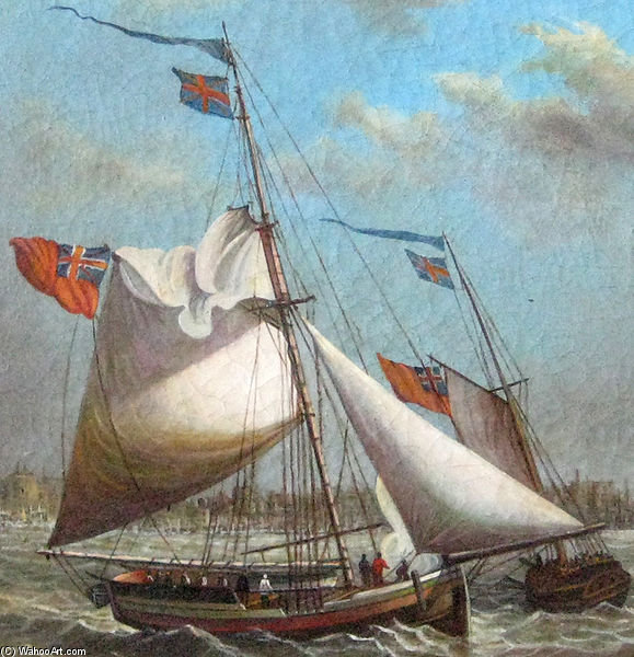 Ships Sailing Off The Coas — Clarkson Frederick Stanfield
