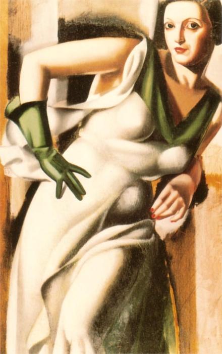 Woman With A Green Glove — Tamara De Lempicka