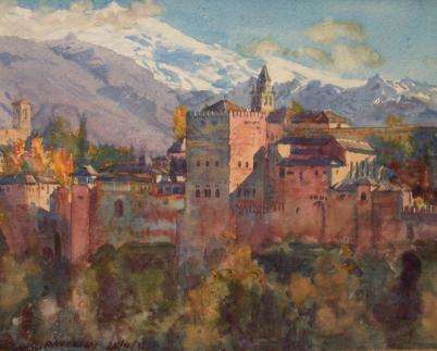 View Of The Alhambra — Jorge Apperley (george Owen Wynne Apperley)