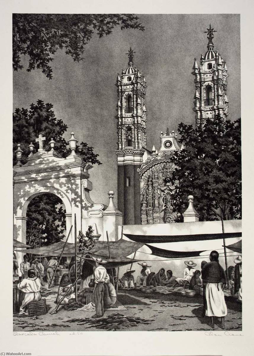 Tlaxcala Church — Alan Crane