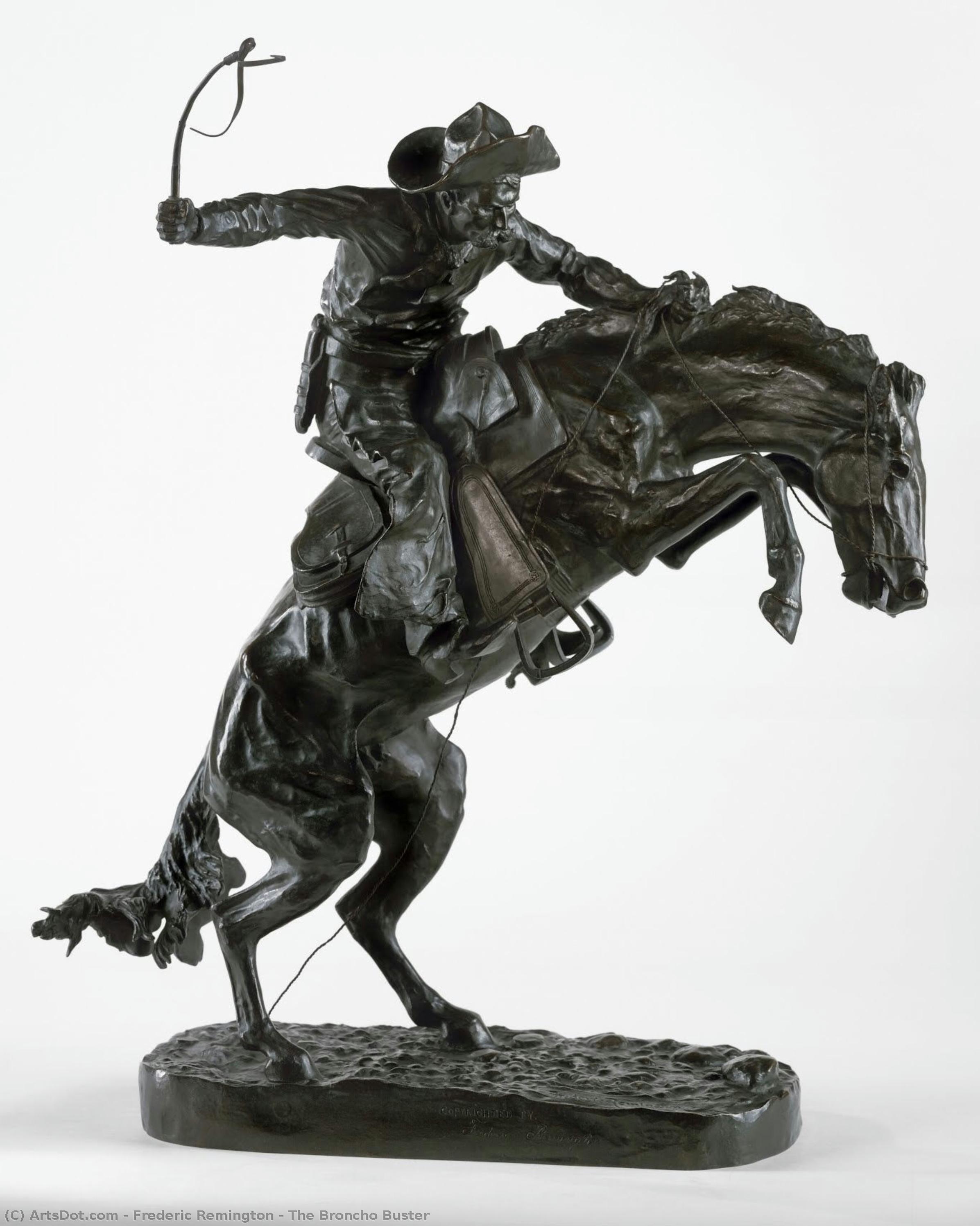 The Broncho Buster — Frederic Remington