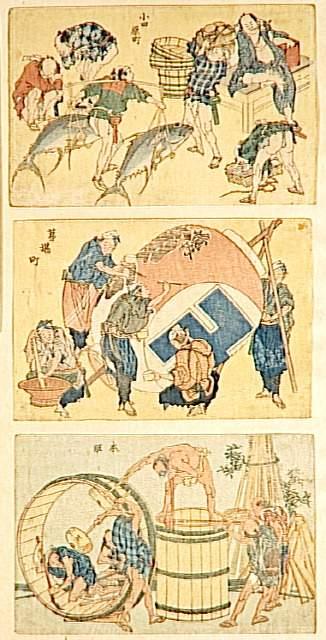 Street Scenes Newly Pubished — Katsushika Hokusai