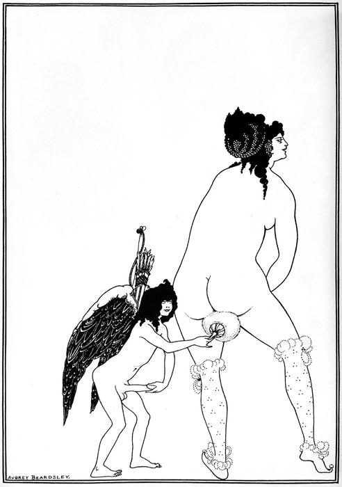 The Toilet Of Lampito — Aubrey Vincent Beardsley