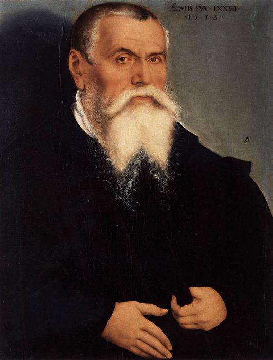Portrait Of The Artist's Father — Lucas Cranach The Younger