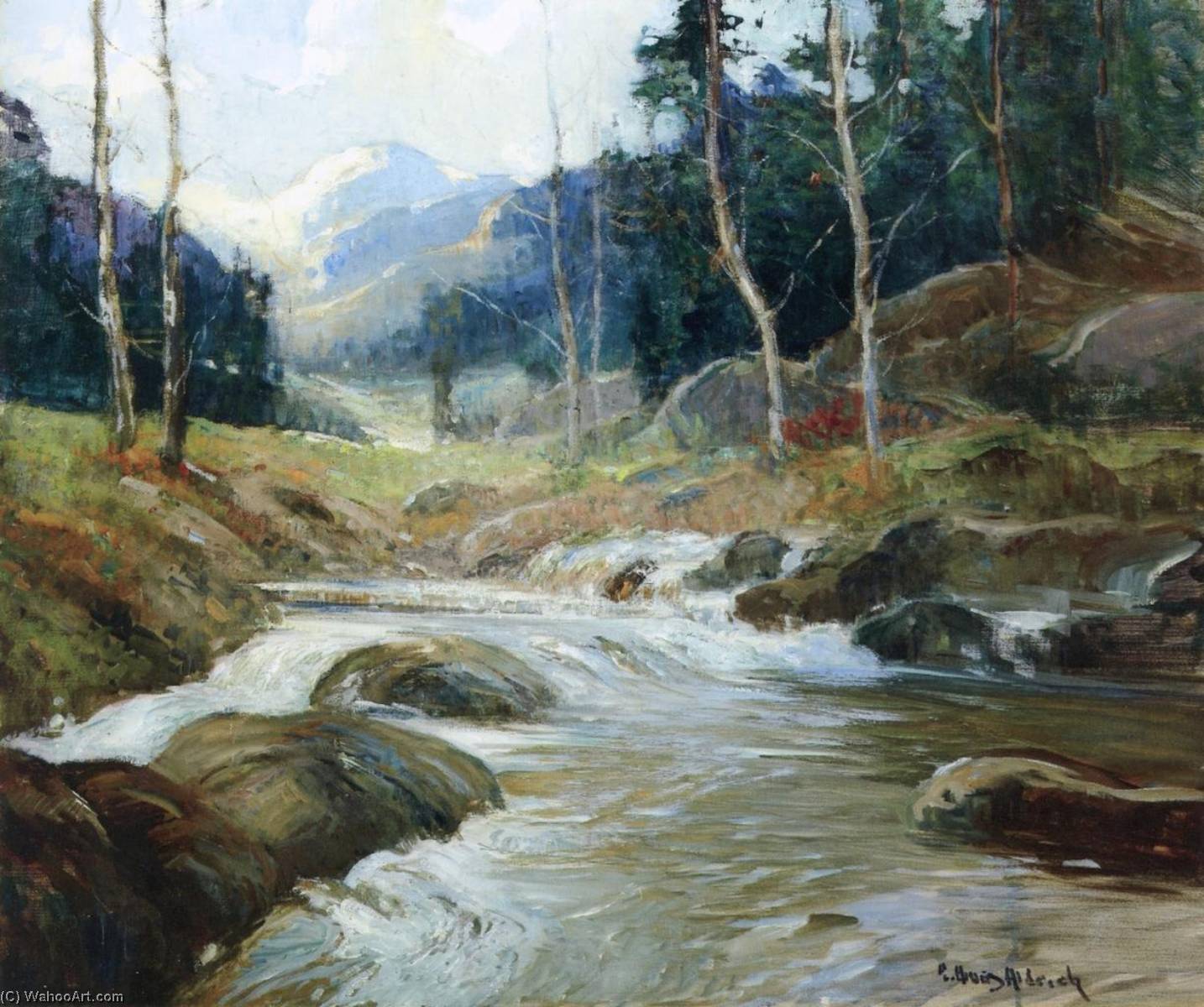 Mountain River 1 — Georges Ames Aldrich