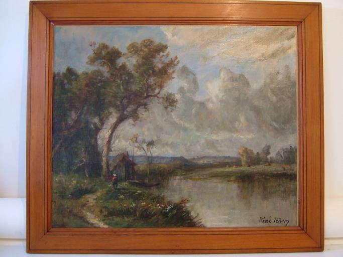 Vue Des Bords De L'oise — Renet (ernest Louis Ferdinand) Tener