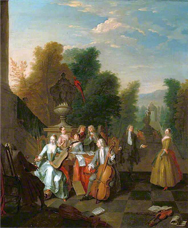 The Music Party — Joseph Van Aken