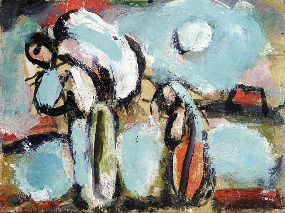 Peasant With Double Sack — Georges Rouault