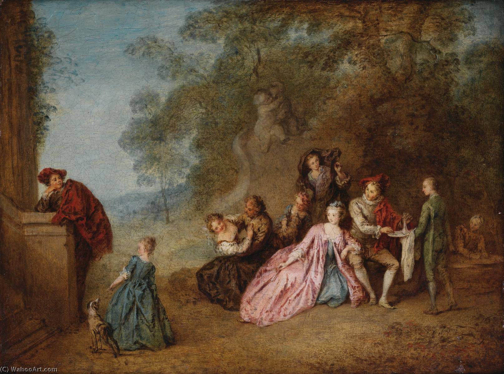 L'amour Et Le Badinage — Jean-baptiste Pater