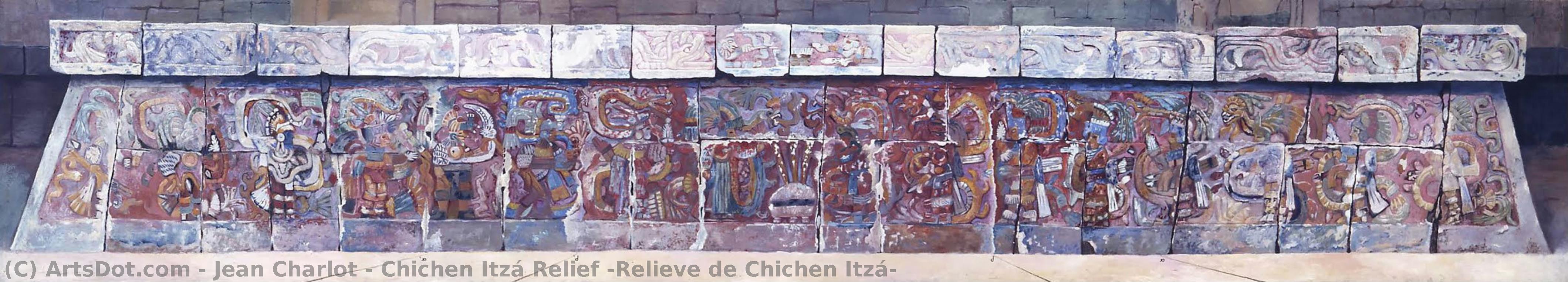 Chichen Itzá Relief (relieve De Chichen Itzá) — Jean Charlot
