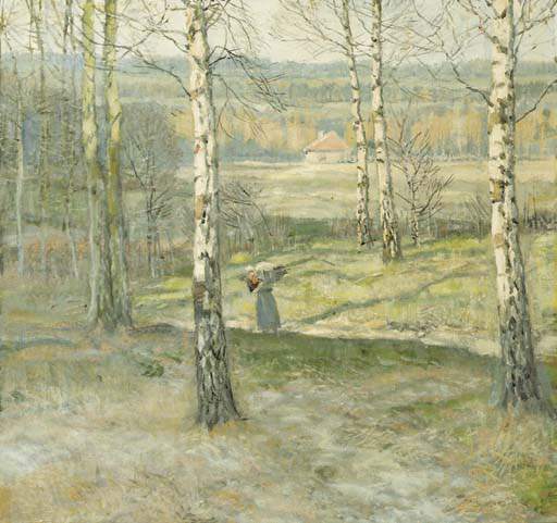 Trees In A Landscape — Wilhelmus Hendrikus Petrus Johannes Zwart