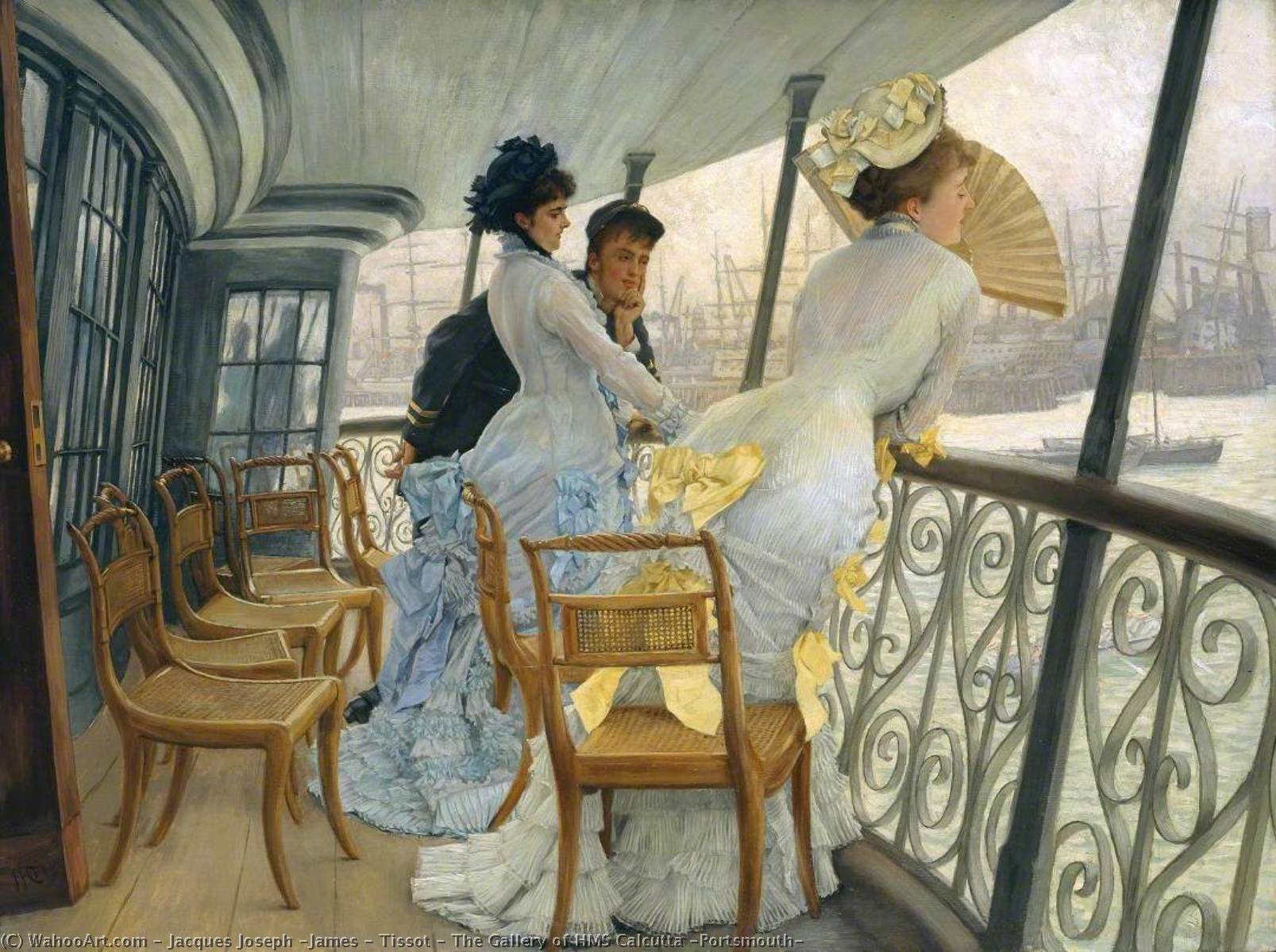 The Gallery Of Hms Calcutta (portsmouth) — Jacques Joseph (james ) Tissot