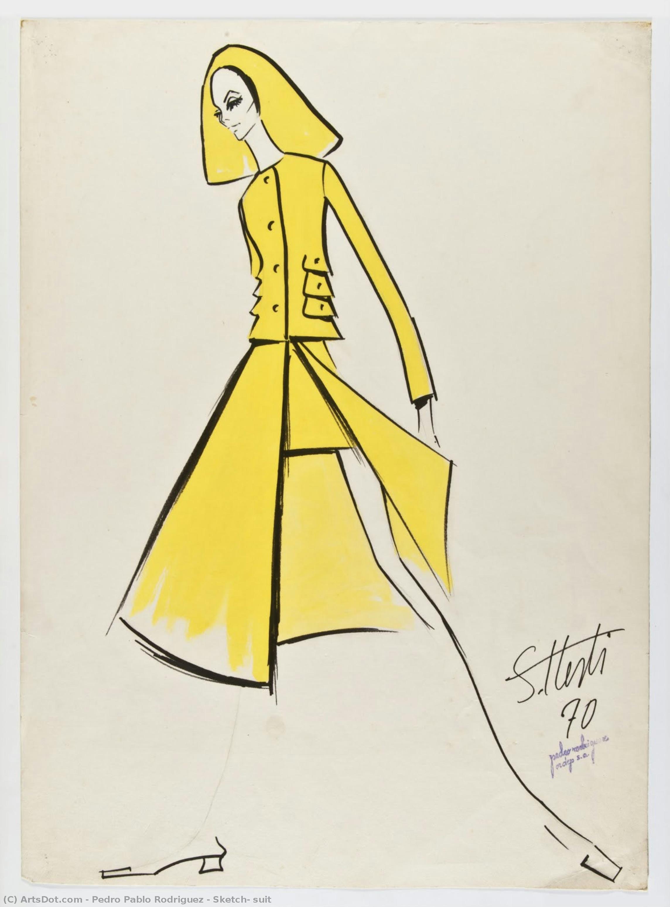 Sketch, Suit — Pedro Pablo Rodriguez