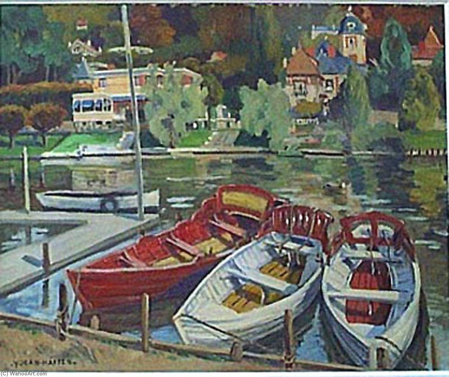 La Marne À Chennevières, Maison De Charles Trenet — Yvonne Jean Haffen