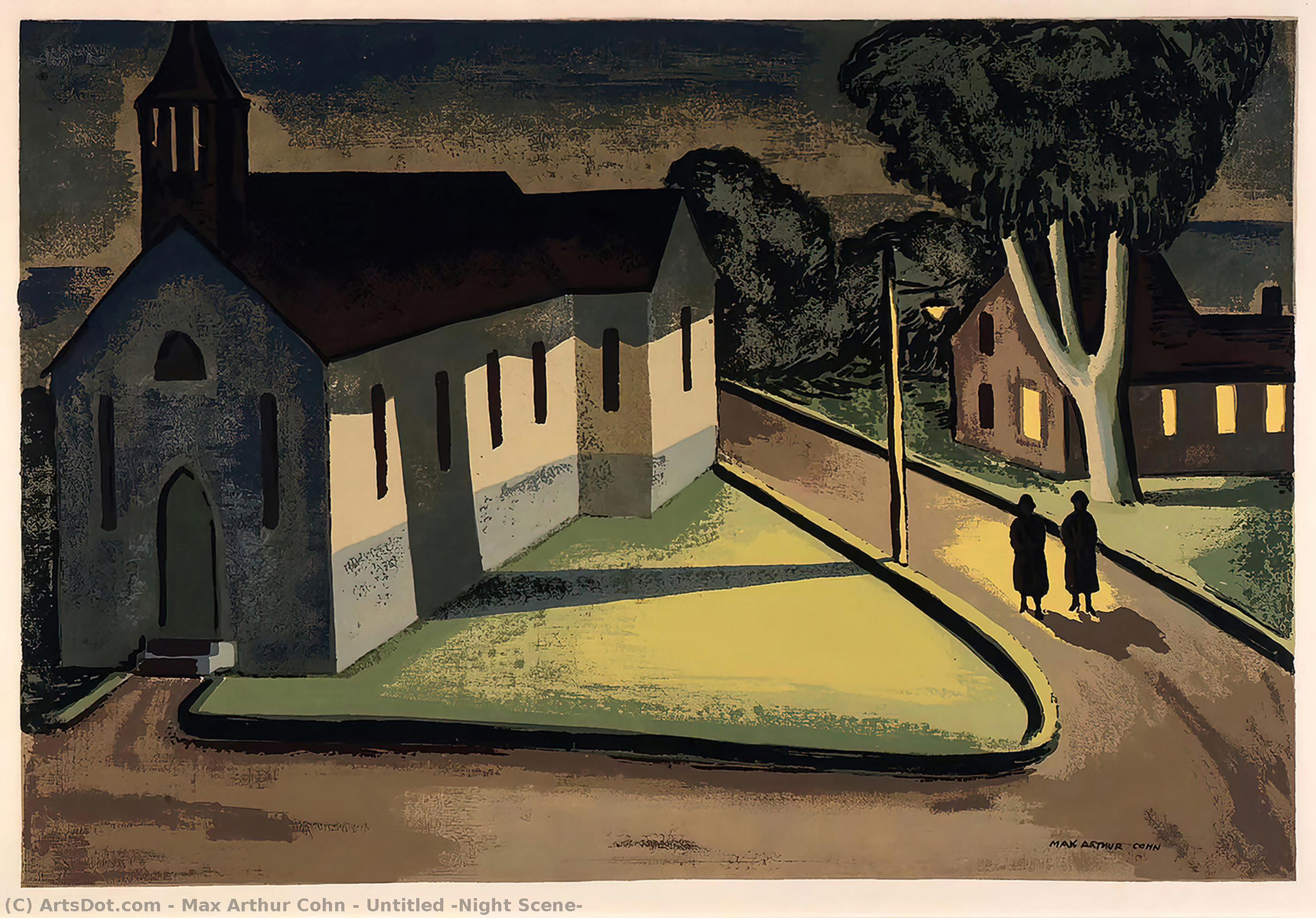 Untitled (night Scene) — Max Arthur Cohn