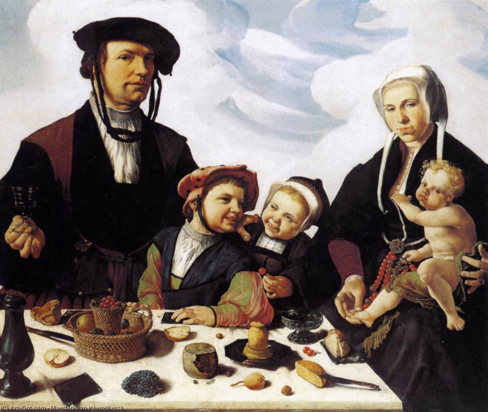 Family Portrait — Maerten Van Heemskerck