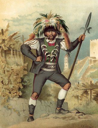 German Costume Weinhuter Von Meran — Albert Kretschmer