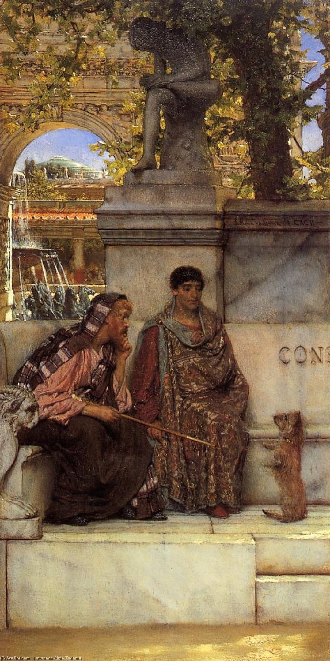 In The Time Of Constantine — Lourens Alma Tadema
