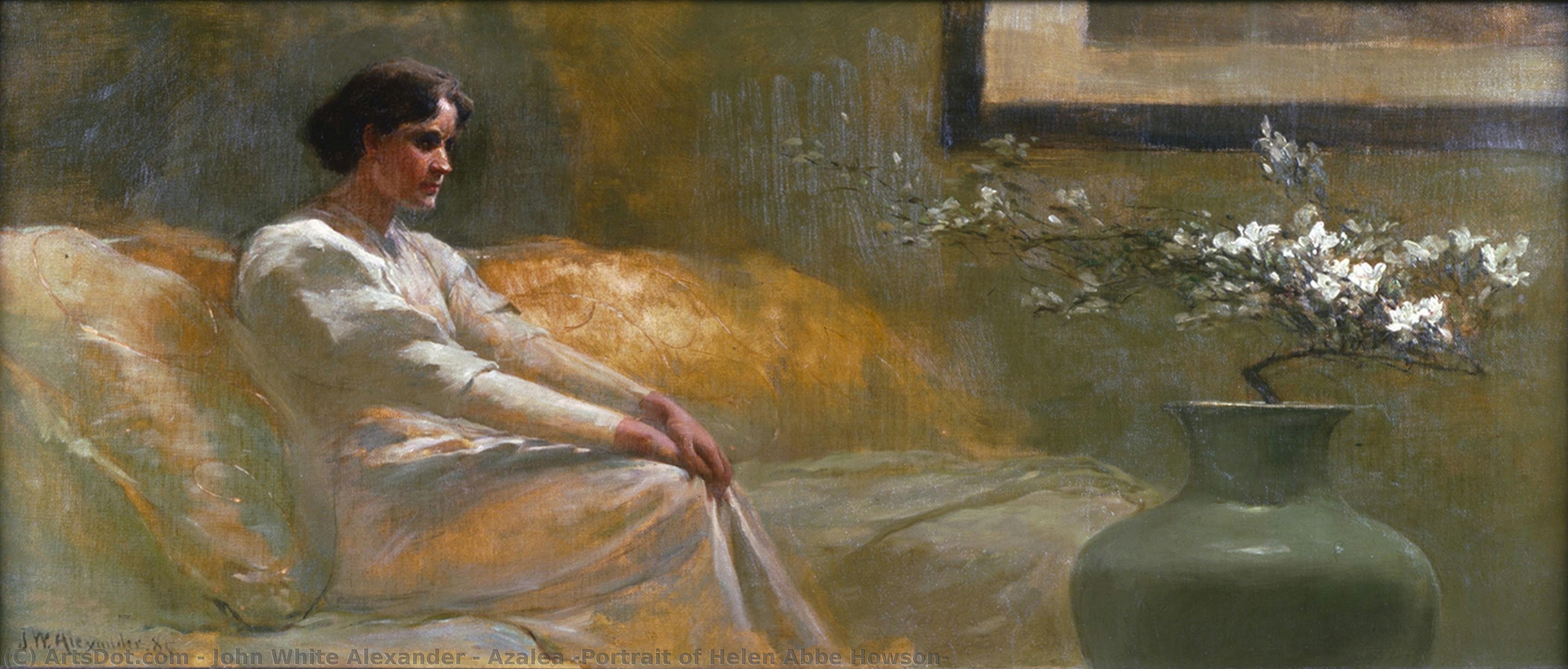 Azalea (portrait Of Helen Abbe Howson) — John White Alexander